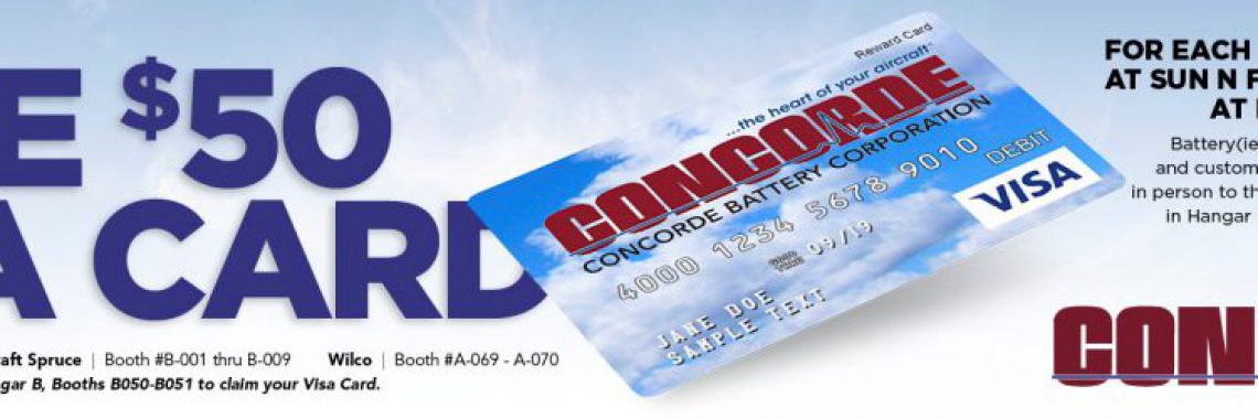 Concorde Battery Corporation is Excited to Engage at Sun ‘n Fun Aero Expo 2021 –