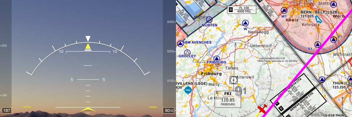 Thanks to its new iOS 3.x release, the fully free AIRMATE EFB now offers Synthetic Vision to its 170,000 users